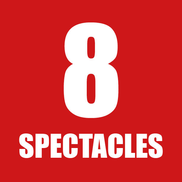Abonnement 8 spectacles